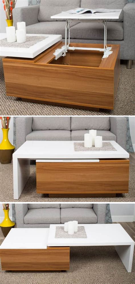 30 Gorgeous Coffee Tables For Small Spaces Living In A Shoebox