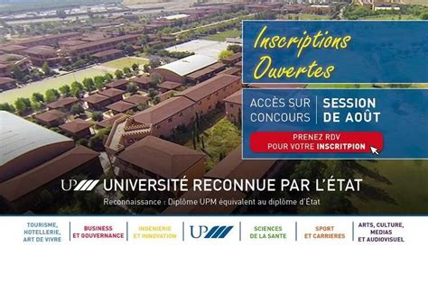 The latest changes for upu 2019/20 listed in the circular. Inscriptions ouvertes au Concours UPM Session Août 2017 ...