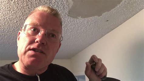 Learn how to repair a damaged ceiling with these easy steps. How To Repair A Popcorn Ceiling - Spencer Colgan Part 1 ...