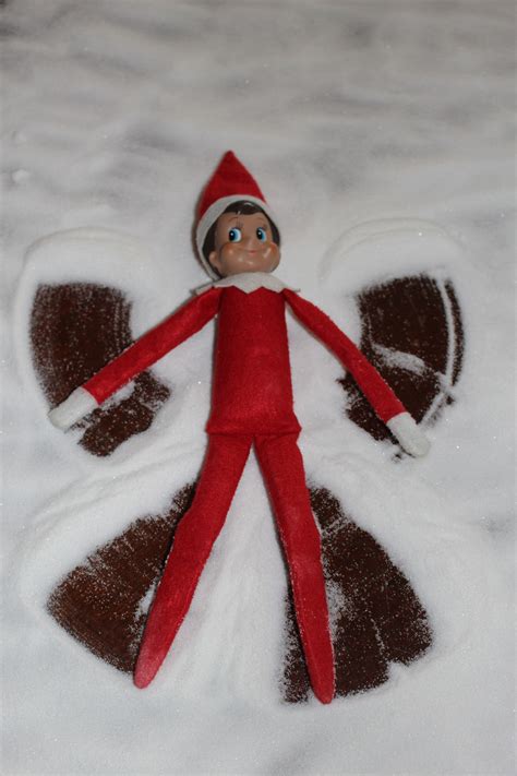 Elf On A Shelf Snow Angel Snow Angels Elf Holiday Decor