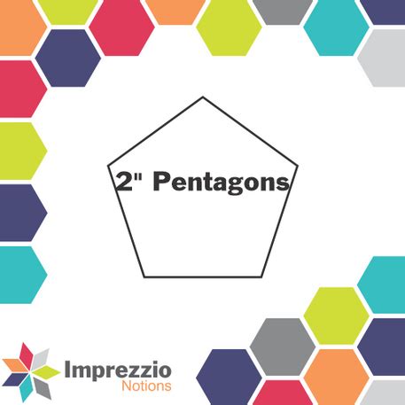 Pentagons make for perfect houses! 2" Pentagons