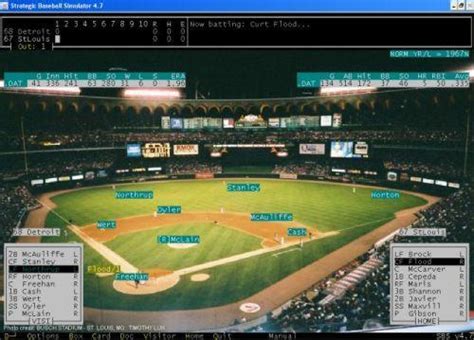 Strategic Baseball Simulator SBS (Windows PC) Freeware