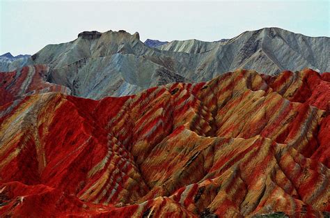 Chinas Glimmering Red Mountains Look Like The Surface Of Mars Time