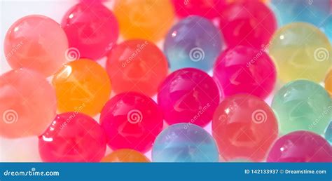 Water Coloured Gel Balls Polymer Gel Silica Gel Balls Of Blue