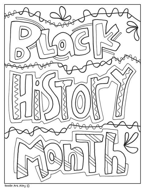 Black History Month Coloring Pages Free Printable Portal Tribun