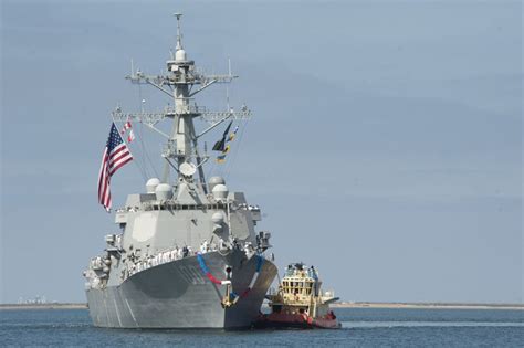 Navy Destroyer Forced Into Port As 18 Sailors Test Positive For