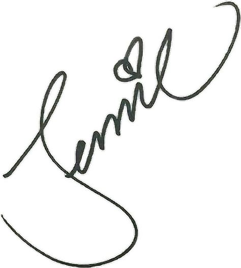 Jennie Blackpink Signature Transparent Png