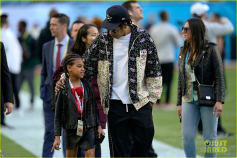 @beyonce gifted all of her girls with this amazing. Jay-Z & Blue Ivy Carter Walk the Field at Super Bowl 2020 ...