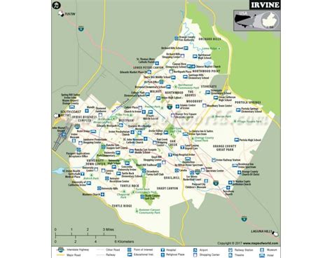 Buy Irvine City Map California