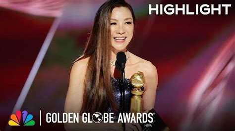 Michelle Yeoh Wins Best Actress In A Musicalcomedy Motion Picture