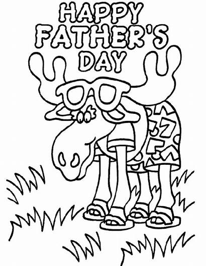 Coloring Pages Father Fathers Relax Crayola Happy