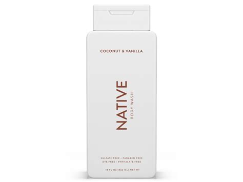 Native Body Wash Coconut And Vanilla 18 Fl Oz532 Ml Ingredients And