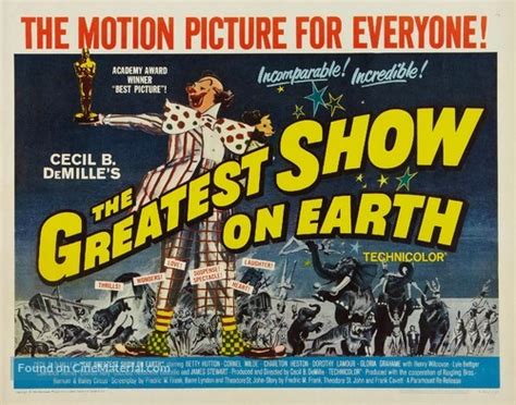 The Greatest Show On Earth 1952 Movie Poster