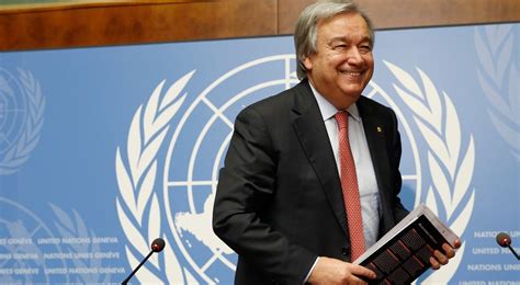 António Guterres Aclamado Como Novo Secretário Geral Da Onu