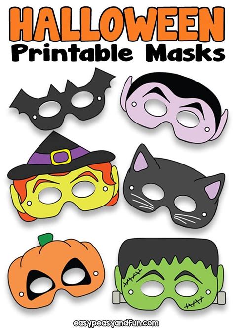 Halloween Printable Masks Templates Halloween Masks Kids Halloween