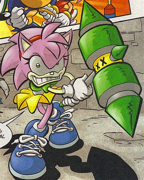 Rosy The Rascal Mobius Encyclopaedia Sonic The Hedgehog Comics