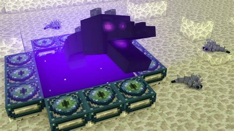 minecraft defeating ender dragon again ray tracing on youtube