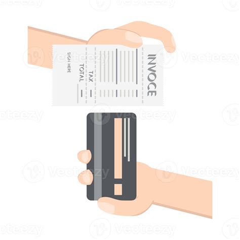 hand holding credit card pay bill 11831957 PNG