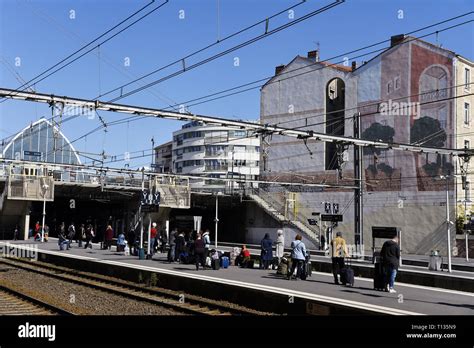 Saint Roch Railway Station Montpellier Herault France Stock Photo