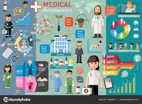 Medical Infographic Elements — Stock Vector © Levente 146402401