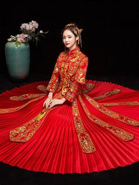 chinese traditional wedding dress photos cantik