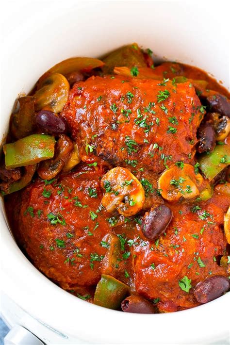 Der vater immer sehr wenig zeit 3. Slow Cooker Huhn Cacciatore - Gesundes Essen - My rezepte ...