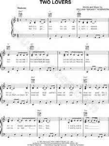 Mary Wells Two Lovers Sheet Music In C Major Download And Print Sku