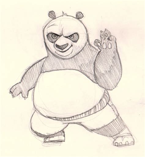 How To Draw Kung Fu Panda Po