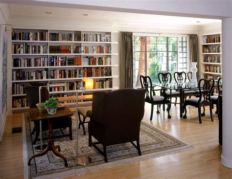 A Dedicated Reading Zone In The Large Dining Room Adds To The Appeal Of