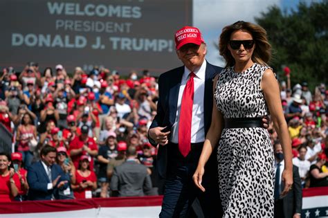 Melania Trump Touts The President S First Term Record In First Joint Campaign Appearance Of