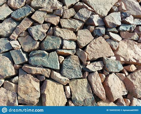 Texture Of A Stone Wall Stone Material Texture Background High