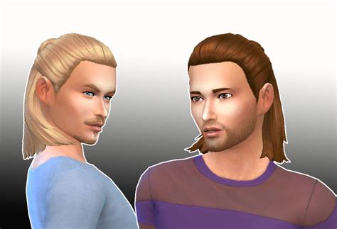 Mystufforigin Modest Bun For Him Sims 4 Hairs