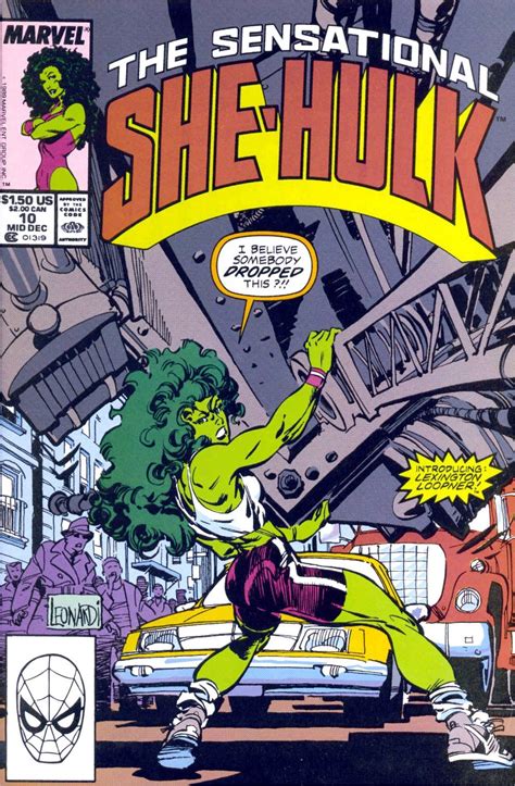 The Sensational She Hulk N°10 January 1990 Cover By Rick Leonardi Hulk Comic Hulk Marvel