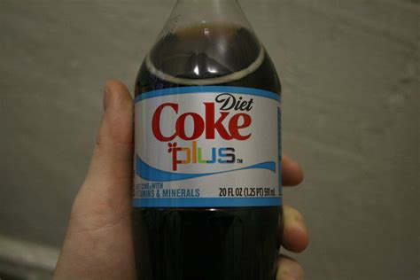 A Bottle Of Diet Coke Plus They Have Health Cola In Usa W Flickr Photo Sharing