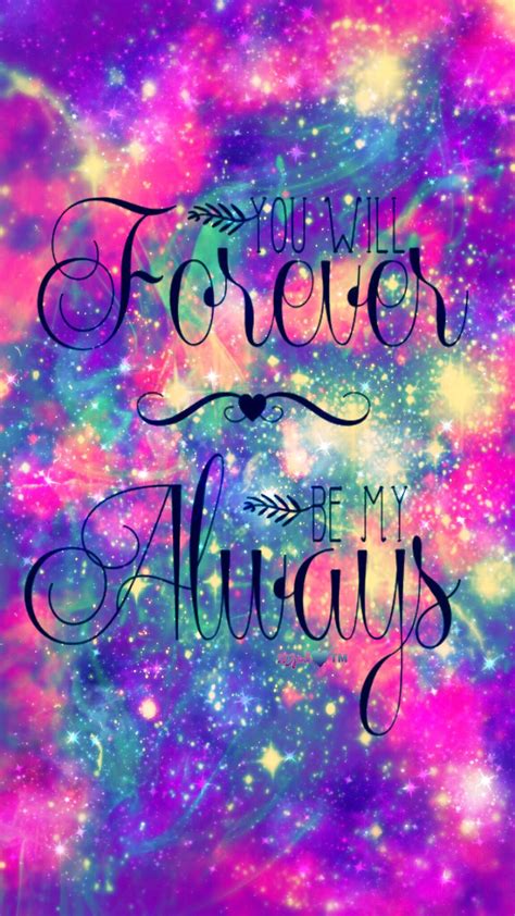 Forever And Always Galaxy Wallpaper Androidwallpaper