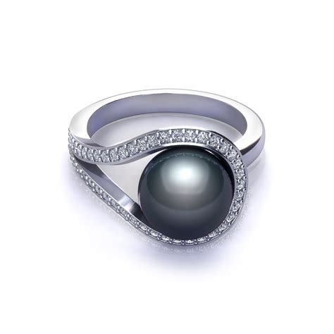 Tahitian South Sea Pearl Ring Jewelry Designs