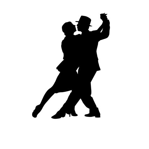Ballroom dance Ballroom tango Swing - silhouette png download - 1280