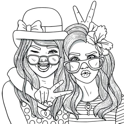 Retro greeting card for friendship. Best Friend Coloring Pages at GetDrawings | Free download