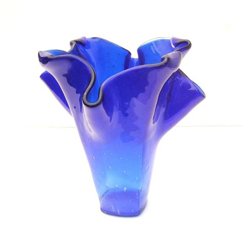 Cobalt Glass Cobalt Blue Blue Dishes Blue Home Decor Blue Art Glass Design Colored Glass
