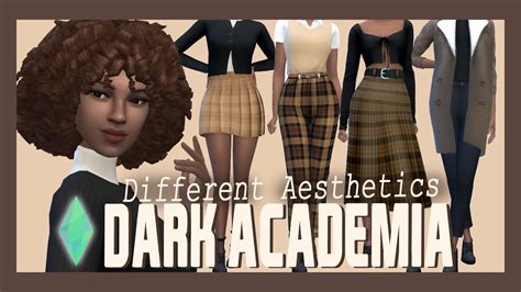 Sims 4 Dark Academia Cc