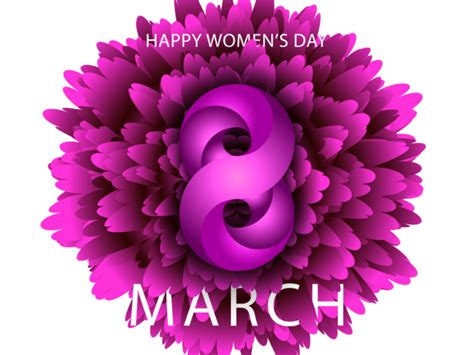 8 March Womens Day Greeting Card 8th Of March 8 March Womens Day