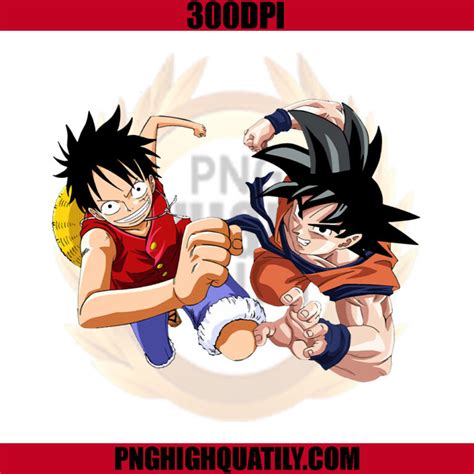 Goku And Luffy Png Luffy Dmonkey Goku Png