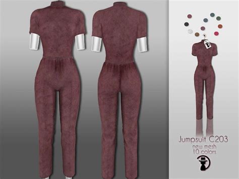 Jumpsuit C203 By Turksimmer At Tsr Sims 4 Updates