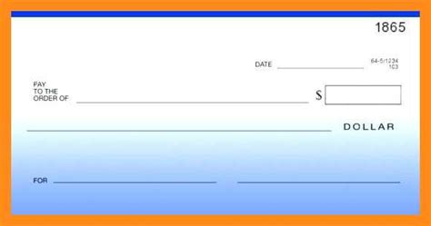 Editable Blank Check Template 8 Professional Templates