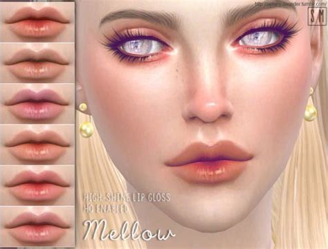 Sims 4 Glossy Lips Cc