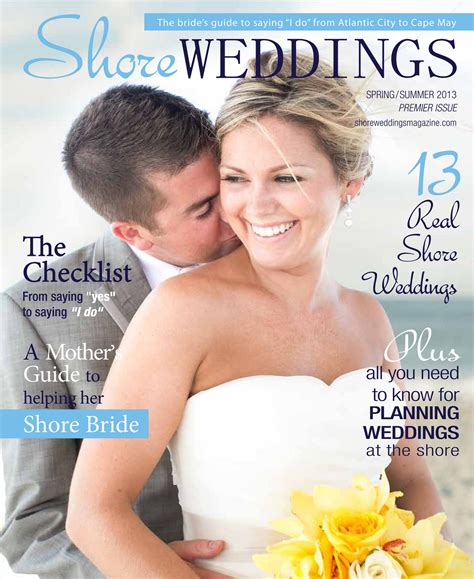 seven mile publishing shore weddings issue 1 2013 page 2 3