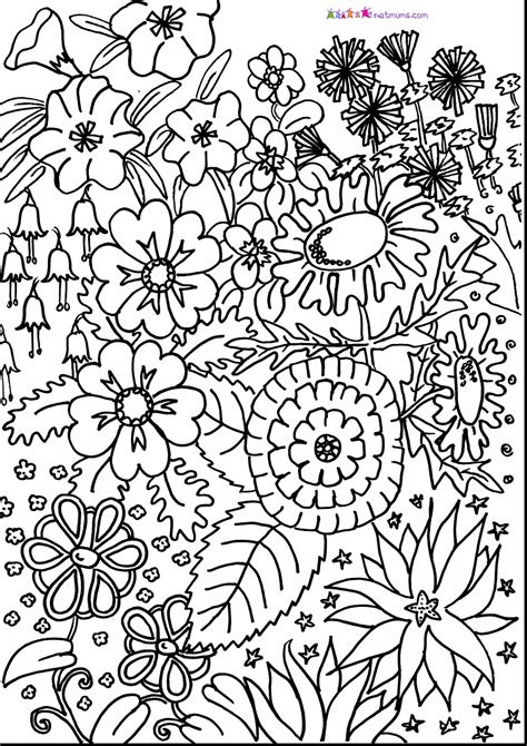 Adult Coloring Pages Patterns Flowers At Getdrawings Free Download