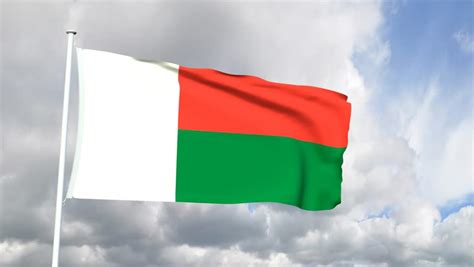 The currency is malagasy ariary and the national anthem is ry. Flag Of Madagascar Stock Footage Video 2581238 - Shutterstock