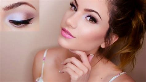 ♥ soft lilac ♥ summer makeup tutorial kayleigh noelle youtube