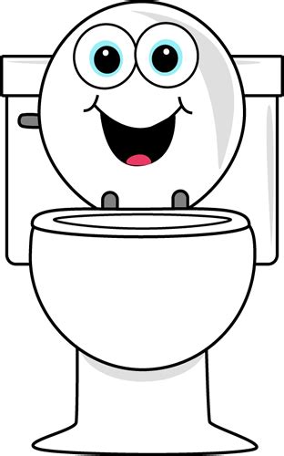 Cartoon Toilet Clipart